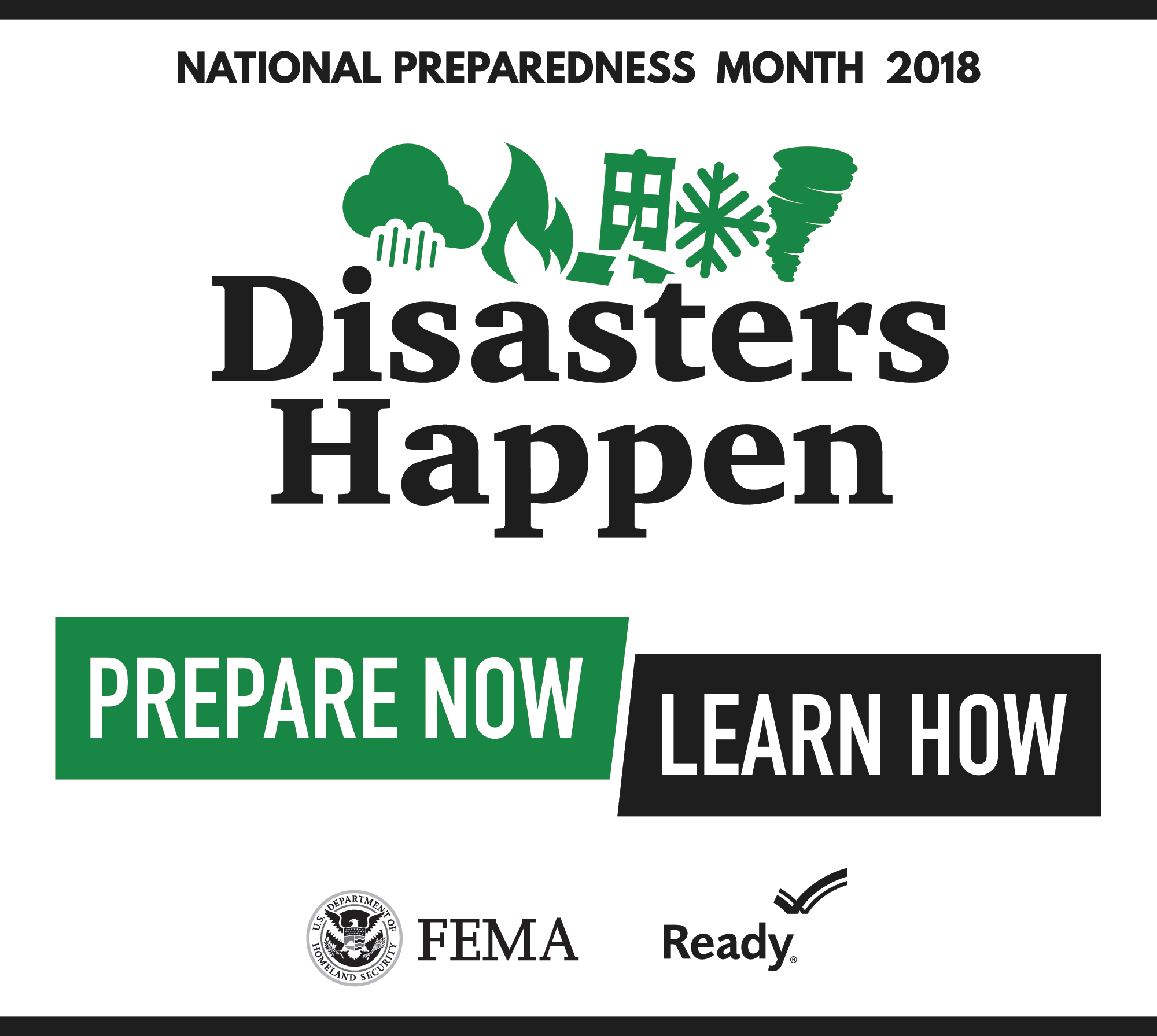 National Preparedness Monday 2018 logo