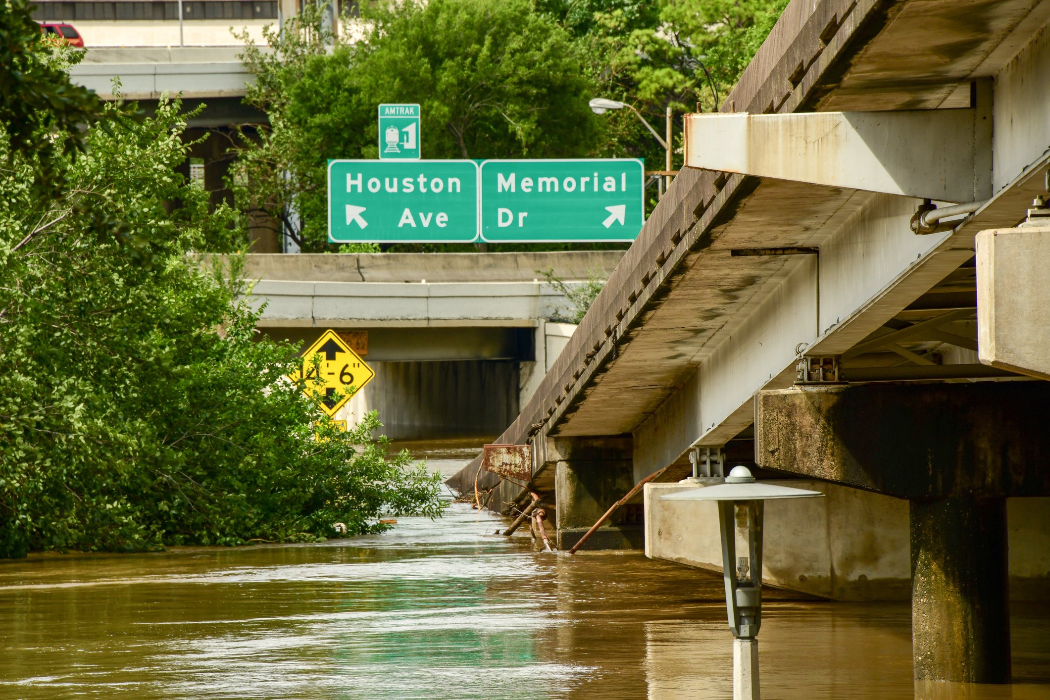 Flooding in Houston after Hurricane Beryl